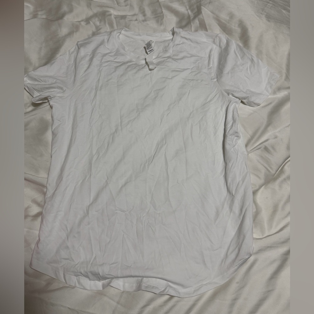 Lululemon White Love Short Sleeve Tee Top Size 8